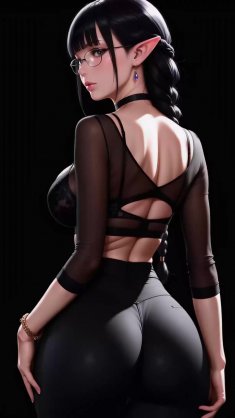 dark elf girl aesthetic live wallpaper
