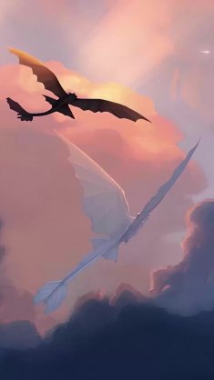 dusk sky - how to train your dragon live wallpaper