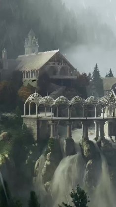 rivendell - the lord of the rings live wallpaper