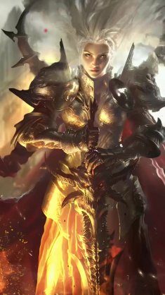 blazing blade empress live wallpaper