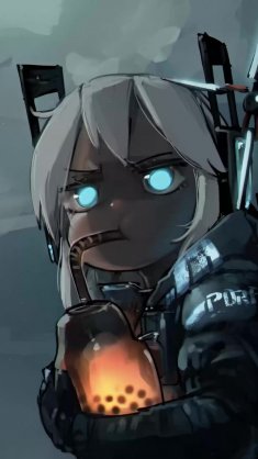 chibi porter (death stranding anime style) live wallpaper