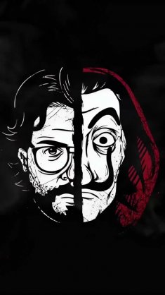 money heist - professor live wallpaper
