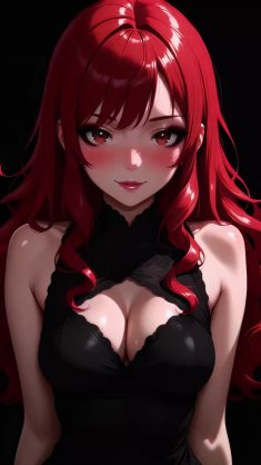red allure in darkness live wallpaper