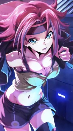 kallen crimson dashing (code geass) live wallpaper