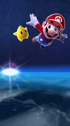 galaxy glide with mario live wallpaper