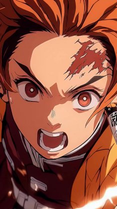 tanjiro flame live wallpaper