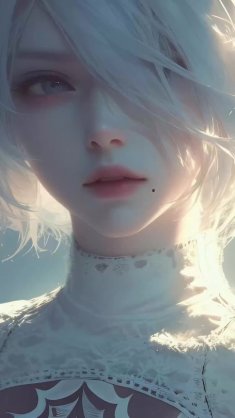 2b white elegance live wallpaper