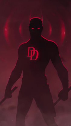 daredevil - red shadows live wallpaper