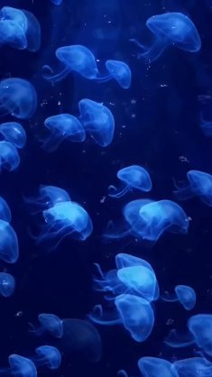 jellyfish swarm live wallpaper