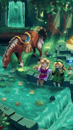 zelda pixel art live wallpaper