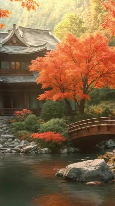autumn stillness in japan live wallpaper