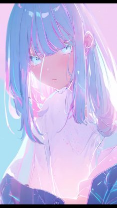 pastel aura girl live wallpaper