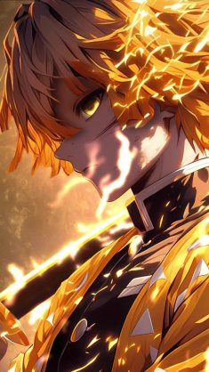 golden thunder zenitsu live wallpaper