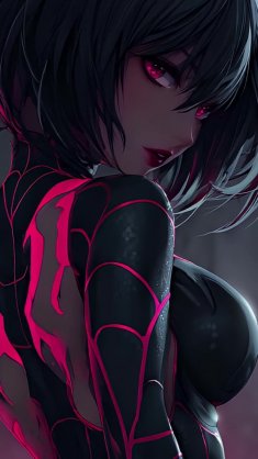 pink venom girl live wallpaper