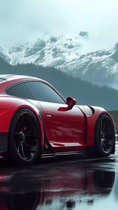 red porsche 911 gt3 live wallpaper