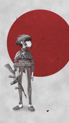 gorillaz - noodle live wallpaper