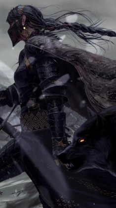 black wolf sentinel live wallpaper