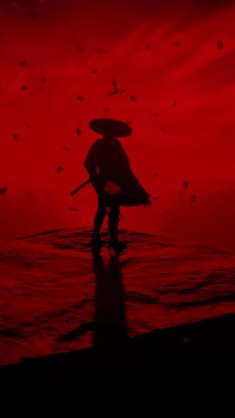 ghost of tsushima bloodfall live wallpaper