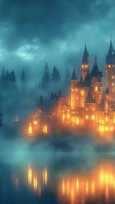 mystical castle live wallpaper