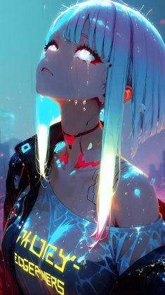 lucy: neon reverie live wallpaper