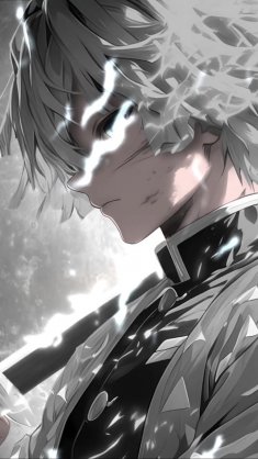 zenitsu white live wallpaper