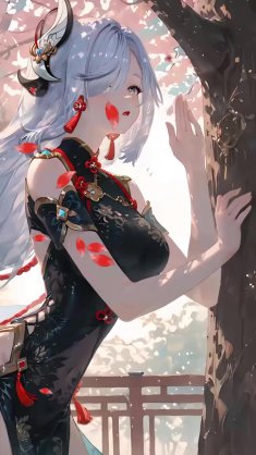 a beauty's heart shenhe live wallpaper