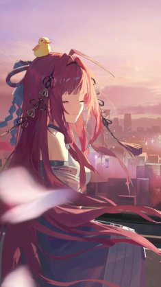 uesugi erii - sunrise above the city live wallpaper