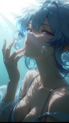 shorekeeper - breath of the tides live wallpaper