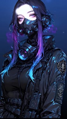 neon-breath enforcer live wallpaper