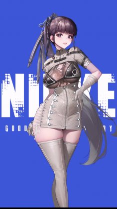 nikke eve keyhole dress outfit live wallpaper