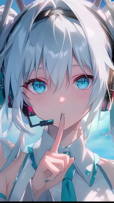 hatsune miku silent smile live wallpaper