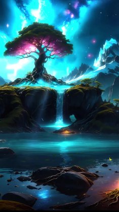 tree of the eternal night live wallpaper