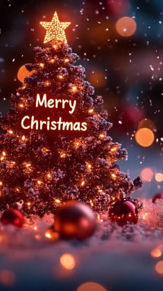 merry christmas midnight live wallpaper