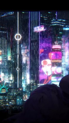 lucy's apartment (cyberpunk edgerunners) live wallpaper