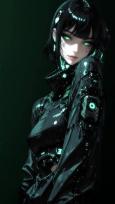 emerald code girl live wallpaper