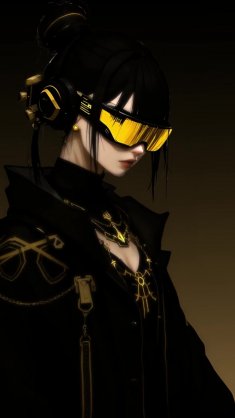 digital gold girl live wallpaper