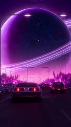 cosmic drive live wallpaper