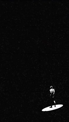 silver surfer - lone drifter live wallpaper