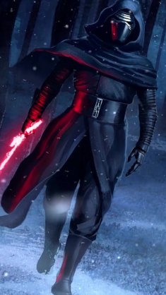 kylo ren frozen wrath live wallpaper