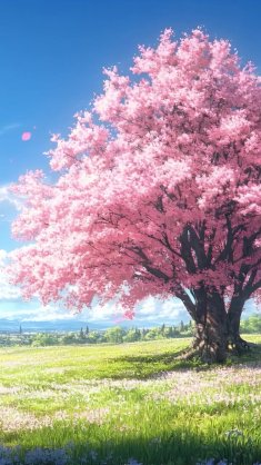 large cherry blossom tree live wallpaper