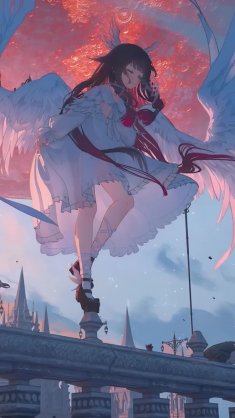 columbina wings of judgment live wallpaper