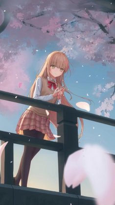 mahiru shiina sakura whisper live wallpaper