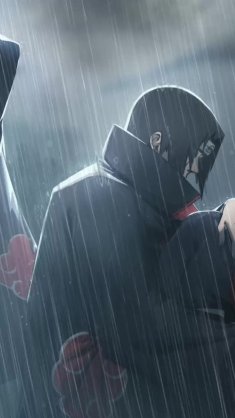 itachi and kisame in the rain live wallpaper