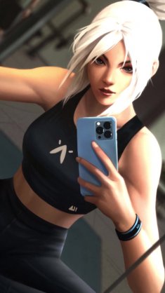 valorant jett in gym live wallpaper