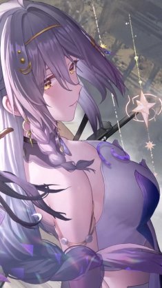 starlit reflections (snowbreak) live wallpaper