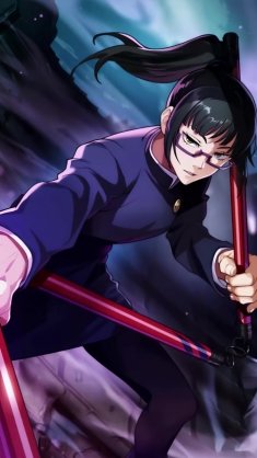 maki zenin twin weapons live wallpaper