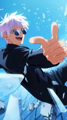 satoru gojo shattered sky live wallpaper