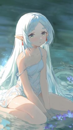 frieren blooming stream live wallpaper