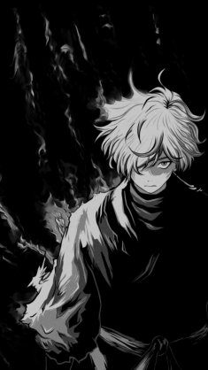 gabimaru hollow flame live wallpaper