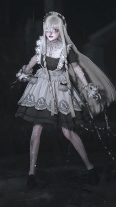 gothic doll live wallpaper
